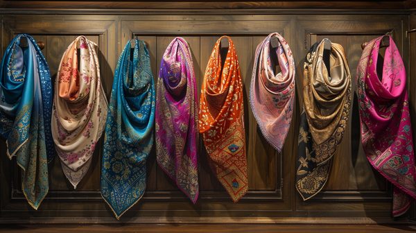 Découvrez notre boutique de foulards en soie pour femme
